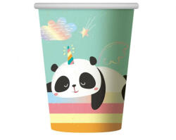  Dreamy Panda papír pohár 6 db-os 266 ml (MLG128369)