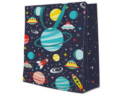 Space, Űr papír ajándéktasak 30x41x12 cm (MLG066432)