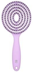ILU Perie pentru Descalcit si Uscat Parul - Lollipop Candy Purple Detangling Brush - Ilu