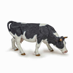 Papo Figurina Vaca Alb Cu Negru (Papo51150) - ejuniorul