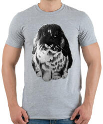 printfashion Nyuszika - Férfi póló - Sport szürke (13508753)