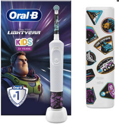 Oral-B D100 Kids 3+ Lightyear + travel case elektromos fogkefe vásárlás,  olcsó Oral-B D100 Kids 3+ Lightyear + travel case elektromos fogkefe árak,  akciók