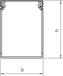 OBO 6178302 canal cablu perforat 25x25 (î/l) LKV (6178302)