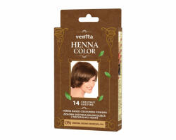 VENITA Henna alapú természetes hajszínező por 14 gesztenye barna 25 g