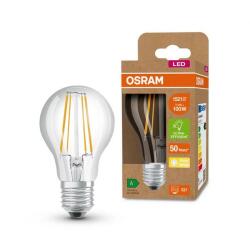 OSRAM Bec LED Osram Classic A60, Ultra Efficient Light, E27, 7.2W (100W), 1521 lm, lumina calda (3000K), cu filament (000004099854009532) - evomag
