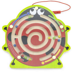 Viga Toys Labirint magnetic cu bile Buburuza, Viga (59964) - babyneeds