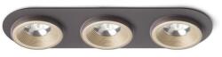 Rendl light studio SHARM R III süllyesztett lámpa gyöngyházarany/barna 230V LED 3x10W 24° 3000K (R13246)
