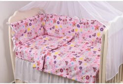 Confort Family Lenjerie 6 piese patut 120x60 cm bumbac 100% model Printese (CFAM2490) - babyneeds Lenjerii de pat bebelusi‎, patura bebelusi