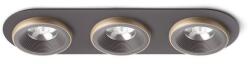 Rendl light studio SHARM R III süllyesztett lámpa barna/gyöngyházarany 230V LED 3x10W 24° 3000K (R13247)