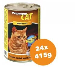 Premium Cat konzerv szárnyas 24x415g