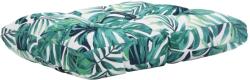 vidaXL Pernă scaun grădină, model frunze, 80x80x10 cm, material textil (47499)