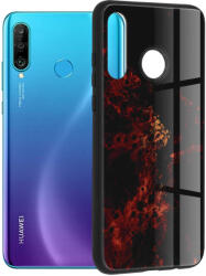 Huawei Husa telefon Huawei P30 lite / P30 lite New Edition - Techsuit Glaze Series - Red Nebula
