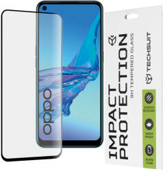 OPPO Folie protectie telefon Oppo A53 / A53s - Techsuit 111D Full Cover / Full Glue Glass - Black