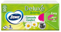 Zewa Deluxe Camomile Comfort 3 rétegű papírzsebkendő (90 db) - pelenka