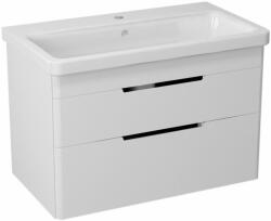 SAPHO ELLA mosdótartó szekrény, 2 fiókkal, 76x50x43 cm, fehér (EL080-3030) (EL080-3030)