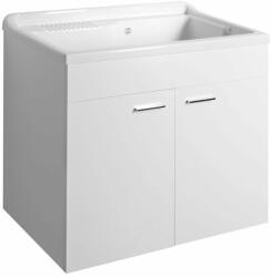 SAPHO AQUALINE mosdótartó szekrény műanyag mosogatótálcával, 80x50cm (PI8050-1) (PI8050-1)