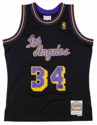 Mitchell & Ness Los Angeles Lakers #34 Shaquille O'Neal Swingman Jersey black