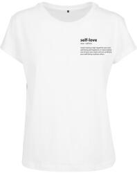 Mr. Tee Ladies Self Love Box Tee white