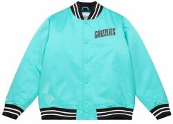 Mitchell & Ness Vancouver Grizzlies Heavyweight Satin Jacket teal