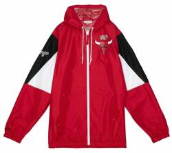 Mitchell & Ness Chicago Bulls Throw It Back Full Zip Windbreaker red