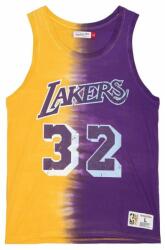 Mitchell & Ness tank top Los Angeles Lakers Tie Dye Cotton N&M Tank purple/yellow