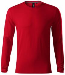 MALFINI Tricou cu mânecă lungă pentru bărbați Brave - Roșu deschis | L (1557115)