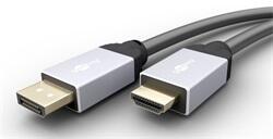 Goobay Goobay+ kábel Displayport 1.2 (apa) - HDMI 2.0 (apa) 1m (4k 60Hz) (71460)