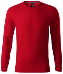 MALFINI Tricou cu mânecă lungă pentru bărbați Brave - Roșu deschis | XL (1557116)
