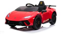Hollicy Masinuta electrica pentru copii, Lamborghini Huracan, 4x4, 120W 12V, culoare rosie