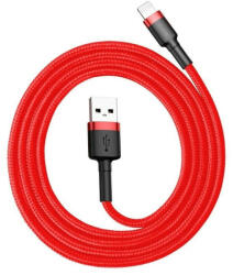 Baseus Cafule 1, 5A 2 m-es Lightning USB-kábel (piros) - szalaialkatreszek