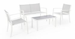 Bizzotto Set mobilier gradina gri alb Peder 110x60.5x75 cm (0662573)