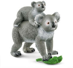 Schleich Set Figurine Schleich, Koala Mother and Baby, 13, 6 x 5, 8 x 19, 2 cm (4059433523446)
