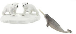 Schleich Figurina Schleich, Banc de gheata cu ursi polari si narval (4059433573533)