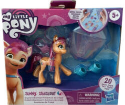 Hasbro Set Figurina My Little Pony Crystal Adventure Sunny Starscout, 8 cm (5010993836611) - aguu Figurina