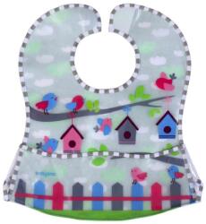 Babyono Лигавник с животни Babyоno - Сив с къщички (5901435407356-сив с къщички) - baby