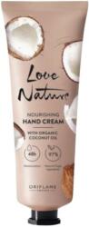 Oriflame Cremă de mâini hrănitoare cu ulei de cocos organic - Oriflame Love Nature Nourishing Hand Cream 75 ml