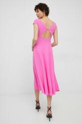 Giorgio Armani ruha rózsaszín, midi, harang alakú - rózsaszín 38