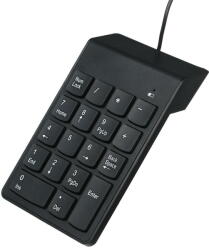 Gembird Tastatura KPD-U-03 USB numeric keypad, Black (KPD-U-03)