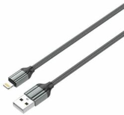 LDNIO LS432 USB-A - Lightning kábel 2.4A 2m szürke (5905316143333)