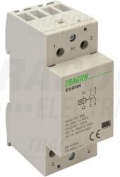 Tracon Installációs kontaktor 230V, 50Hz, 2 Mod, 2×NO, AC1/AC7a, 63A, (EVOHK2-63)