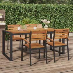 vidaXL Masă grădină picioare formă de U 180x90x75 cm lemn masiv acacia (319517)