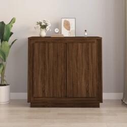 vidaXL Servantă, stejar maro, 80x34x75 cm, lemn prelucrat (819891) Comoda