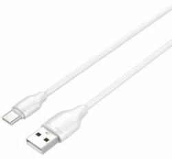LDNIO LS371 USB-A - USB-C kábel 2.1A 1m fehér (5905316143203)