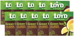 LOYD Piramis Zöld tea citrommal, 10x20 filter
