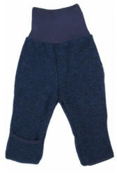 Iobio Popolini Sapphire 86/92 - Pantaloni din lana merinos organica - wool fleece - Iobio (7638)