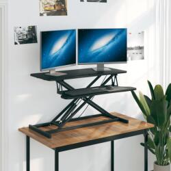 vidaXL Stație de lucru reglabilă 90x40x(13-50) cm oțel lemn prelucrat (336400)