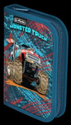 Herlitz Penar neechipat cu 1 clapa Herlitz 9492760, Motiv monster truck (9492760) Penar