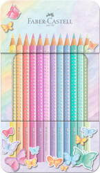 Faber-Castell Set cadou 12 creioane colorate pastel sparkle faber-castell (FC201910)
