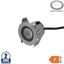OPTONICA 1, 3 W LED padlólámpa Inox 24V IP68 meleg fehér/ 593 (593) - optonica