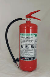MAXFIRE GREEN 6 kg-os ABC porral oltó, poroltó tűzoltó készülék 34A 233B C + ajándék függesztő